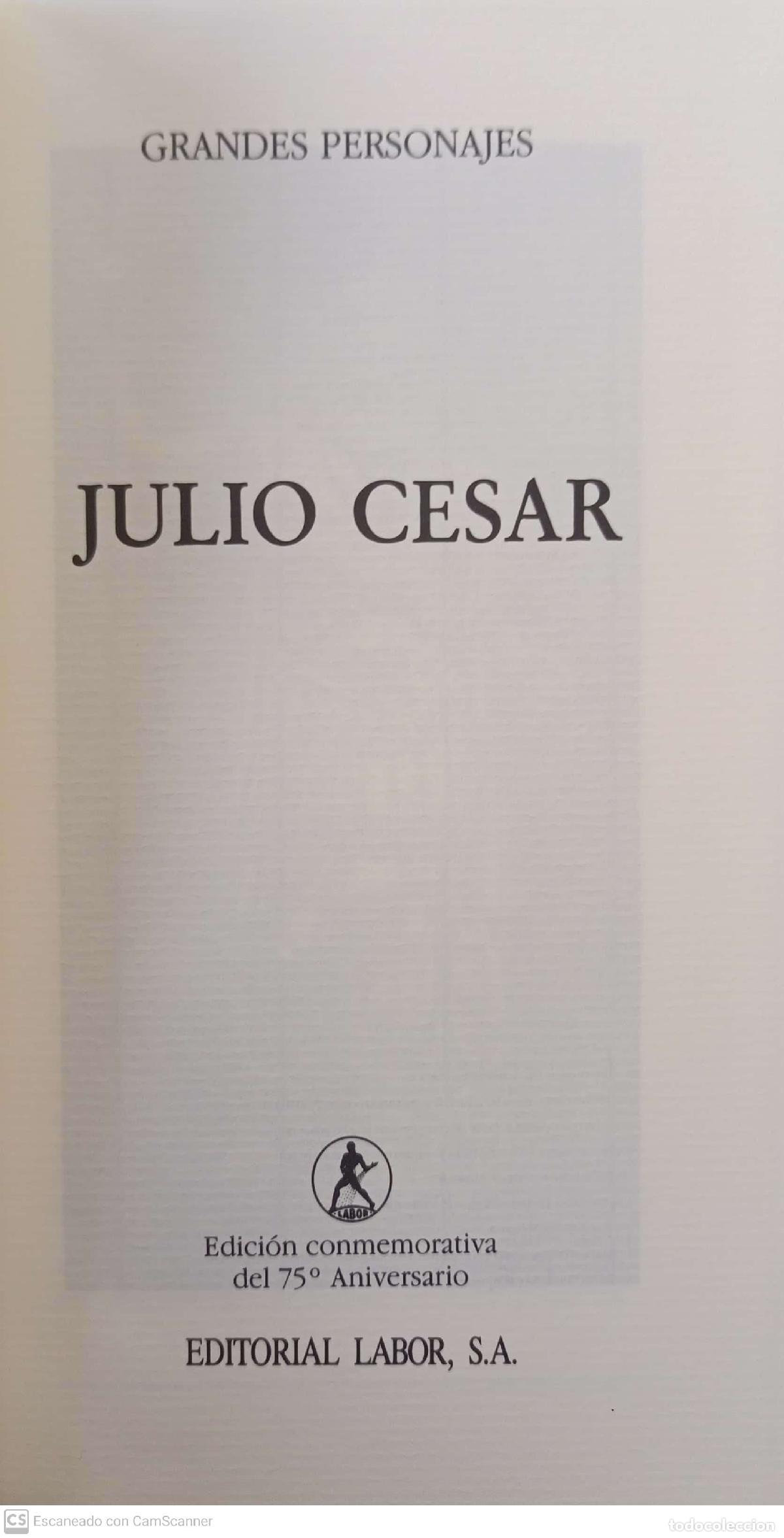 Libros de segunda mano: Julio C&eacute;sar - Fern&aacute;ndez, Joaqu&iacute;n - Foto 1