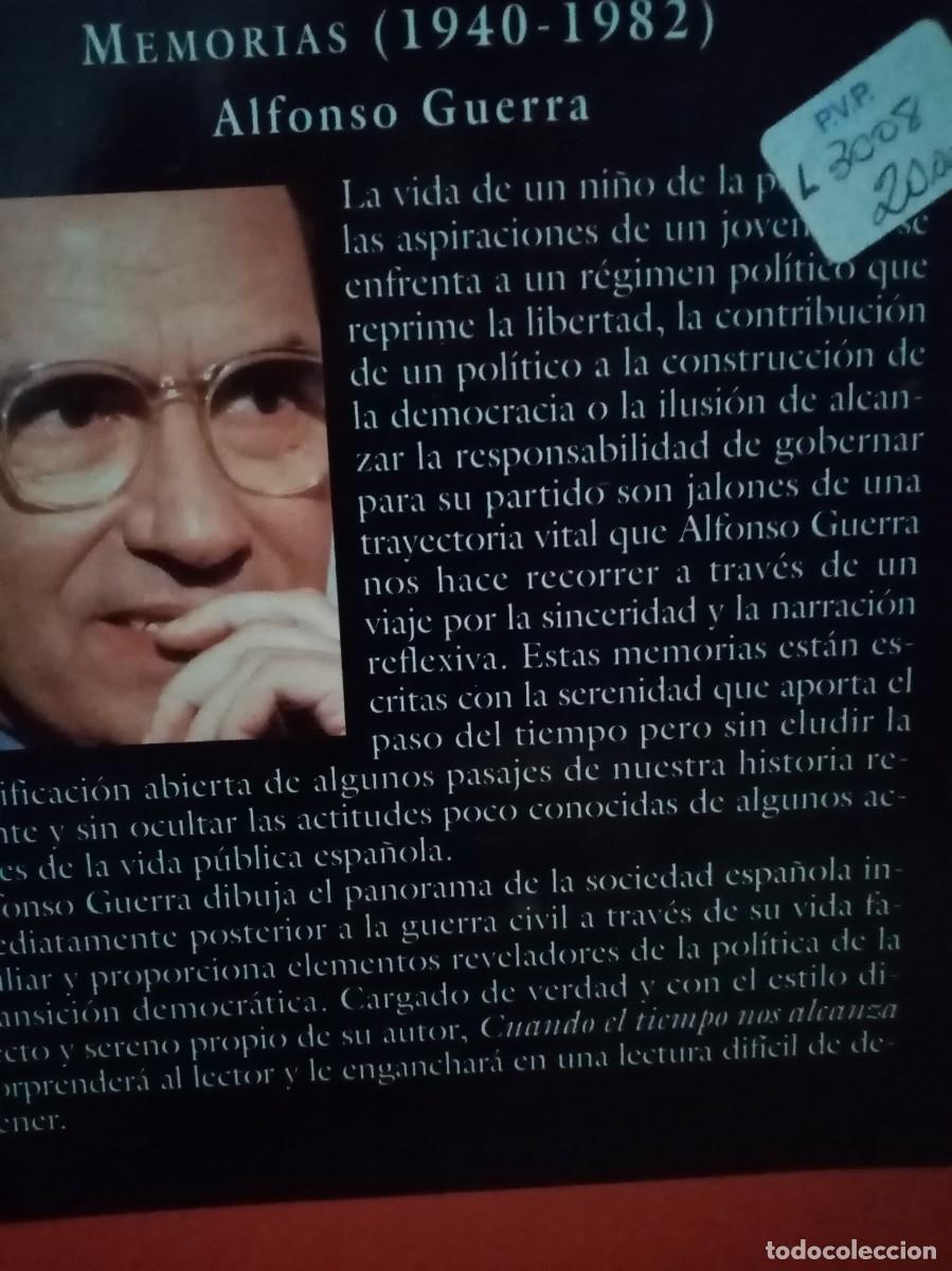 Libros de segunda mano: CUANDO EL TIEMPO NOS ALCANZA - Foto 4