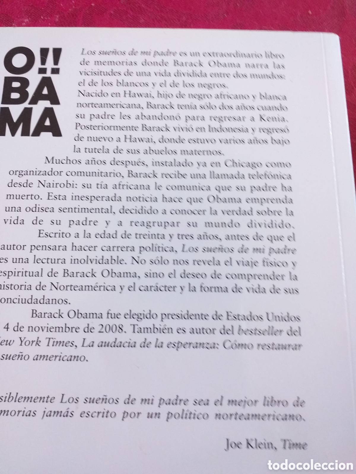 Libros de segunda mano: Barack Obama,los sue&ntilde;os de mi padre - Foto 5