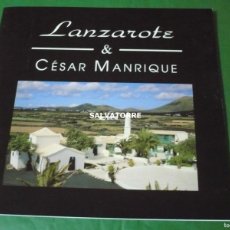 Libros de segunda mano: LANZAROTE & CÉSAR MANRIQUE.CANARIAS.RICHARD MASLONKA WOLFANG BORSICH. 1993. Lote 398740759