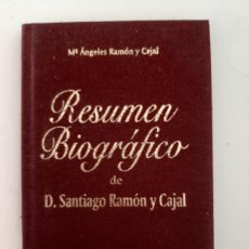 Libros de segunda mano: RESUMEN BIOGRÁFICO DE D. SANTIAGO RAMON Y CAJAL. MARIA ANGELES RAMÓN Y CAJAL. SIN FECHA. Lote 399242464