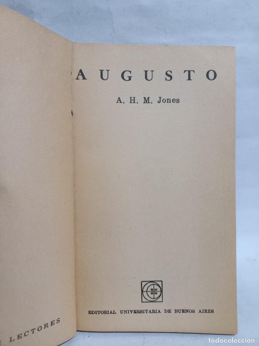 Libros de segunda mano: A. H. M. Jones - Augusto - 1974 - Foto 3