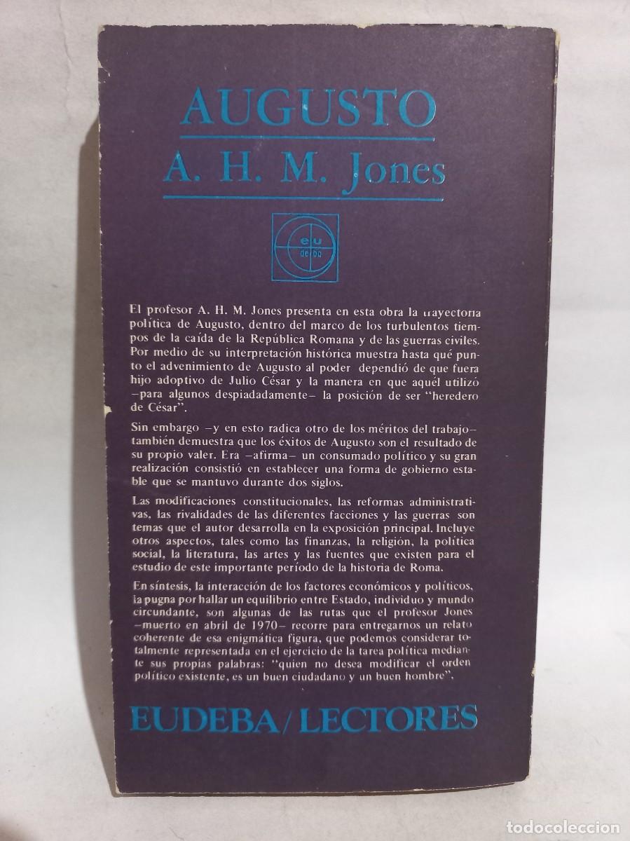 Libros de segunda mano: A. H. M. Jones - Augusto - 1974 - Foto 4