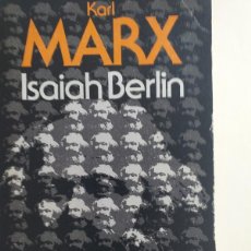 Libros de segunda mano: KARL MARX ISAIAH BERLIN. Lote 402167434