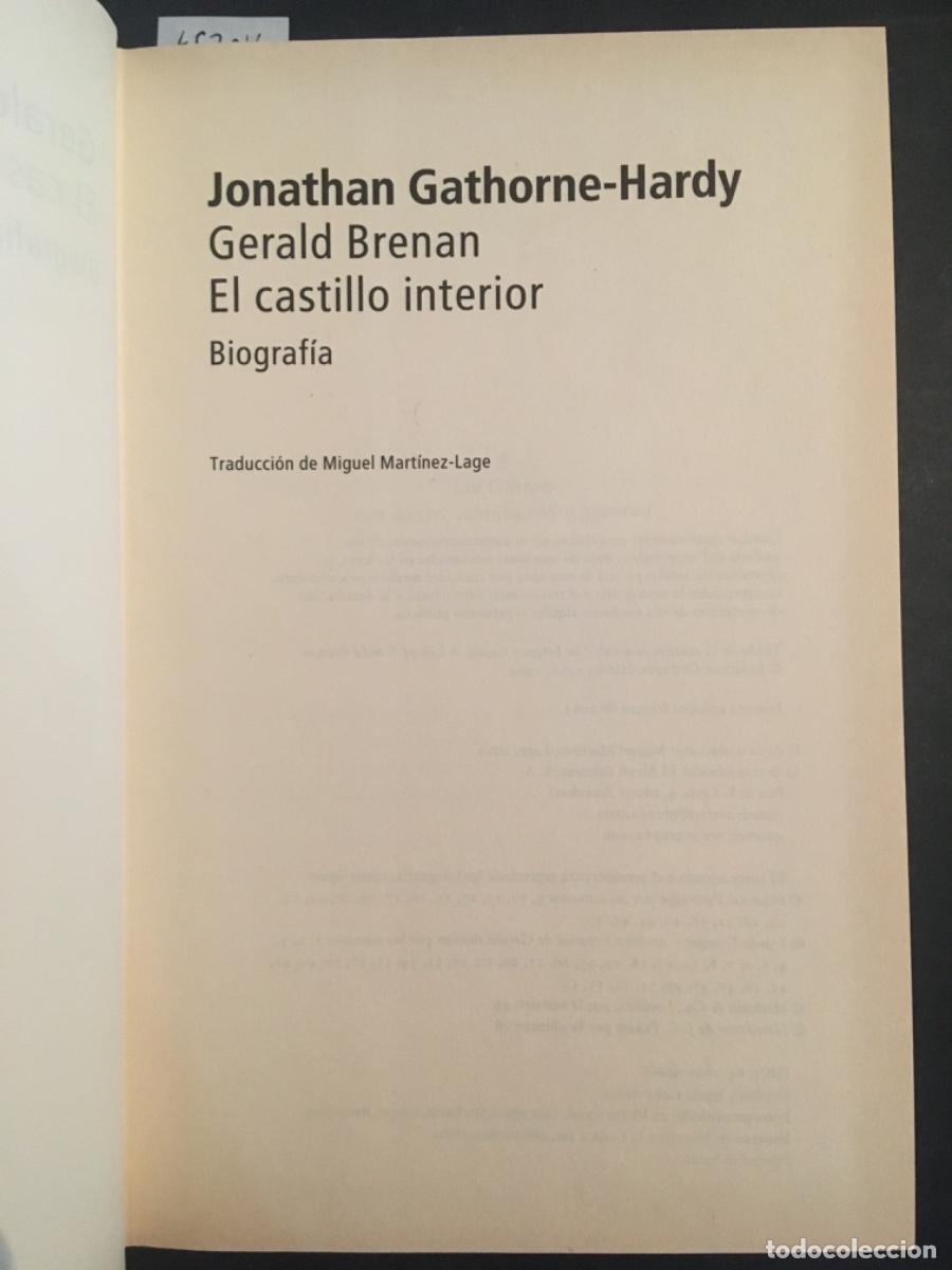 Libros de segunda mano: GERALD BRENAN, EL CASTILLO INTERIOR, JONATHAN GATHORNE HARDY - Foto 1