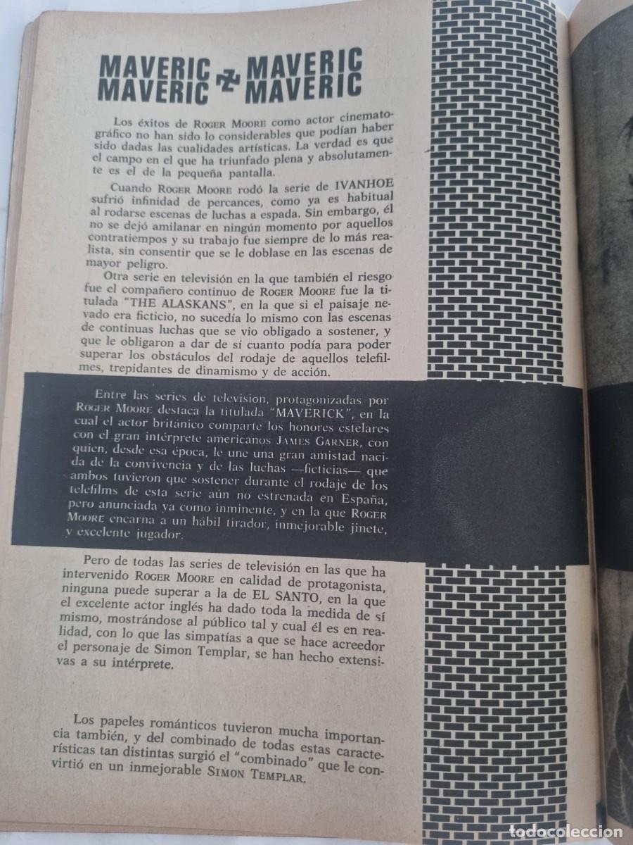 Libros de segunda mano: CONOZCO A ROGER MOORE. ED: FERMA. BARCELONA, 1966. - Foto 7