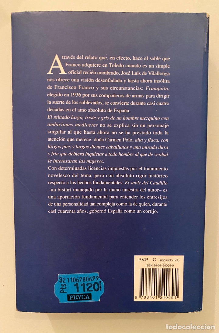 Libros de segunda mano: El sable del Caudillo - VILALLONGA, Jos&eacute; Luis de - Foto 2