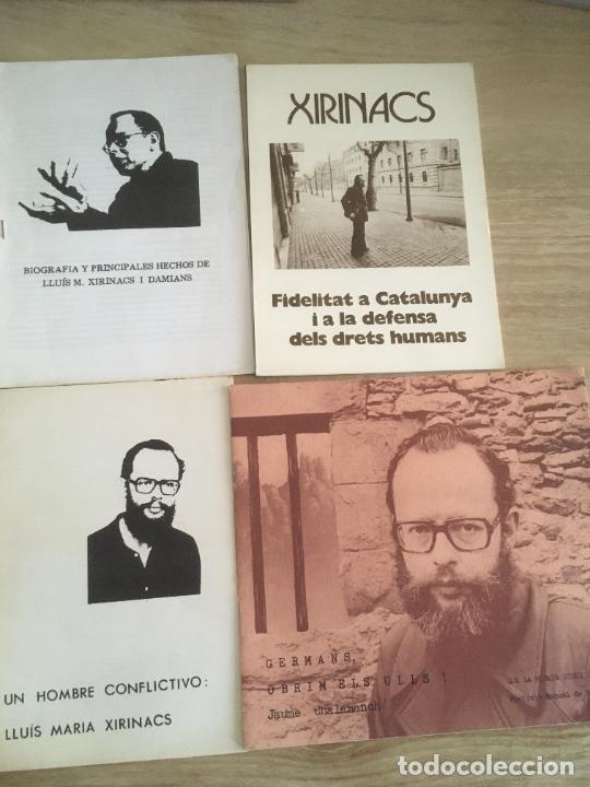 Libros de segunda mano: lluis maria xirinacs lote 4 publicaciones libros originales antiguos