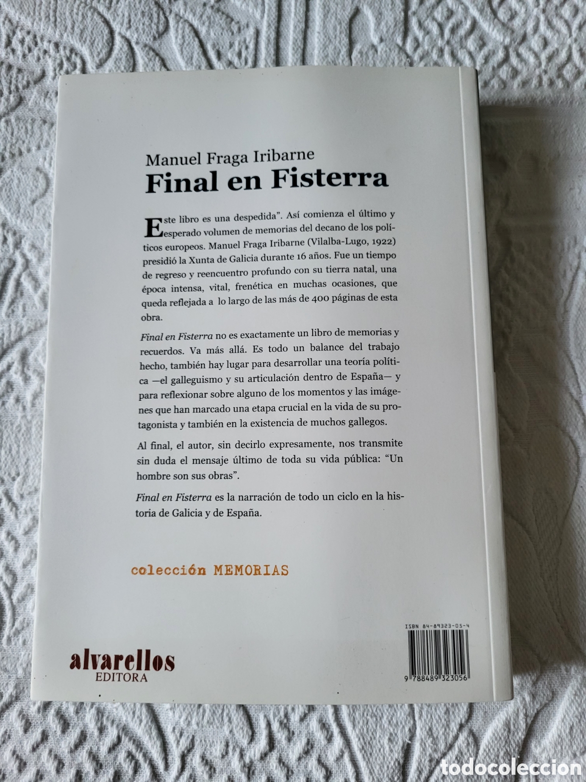 Libros de segunda mano: Final en Fisterra/MANUEL FRAGA - Foto 2