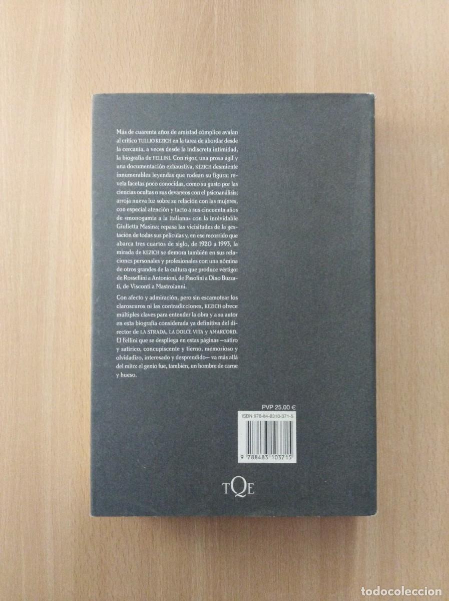 Libros de segunda mano: FELLINI. Tullio Kezich - Foto 2