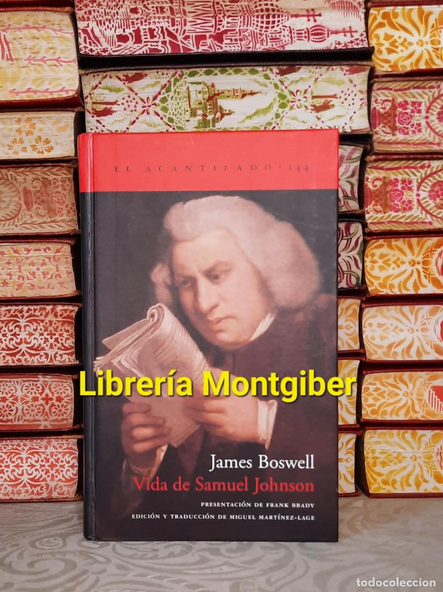Libros de segunda mano: VIDA DE SAMUEL JOHNSON . Autor : BOSWELL , JAMES - Foto 1