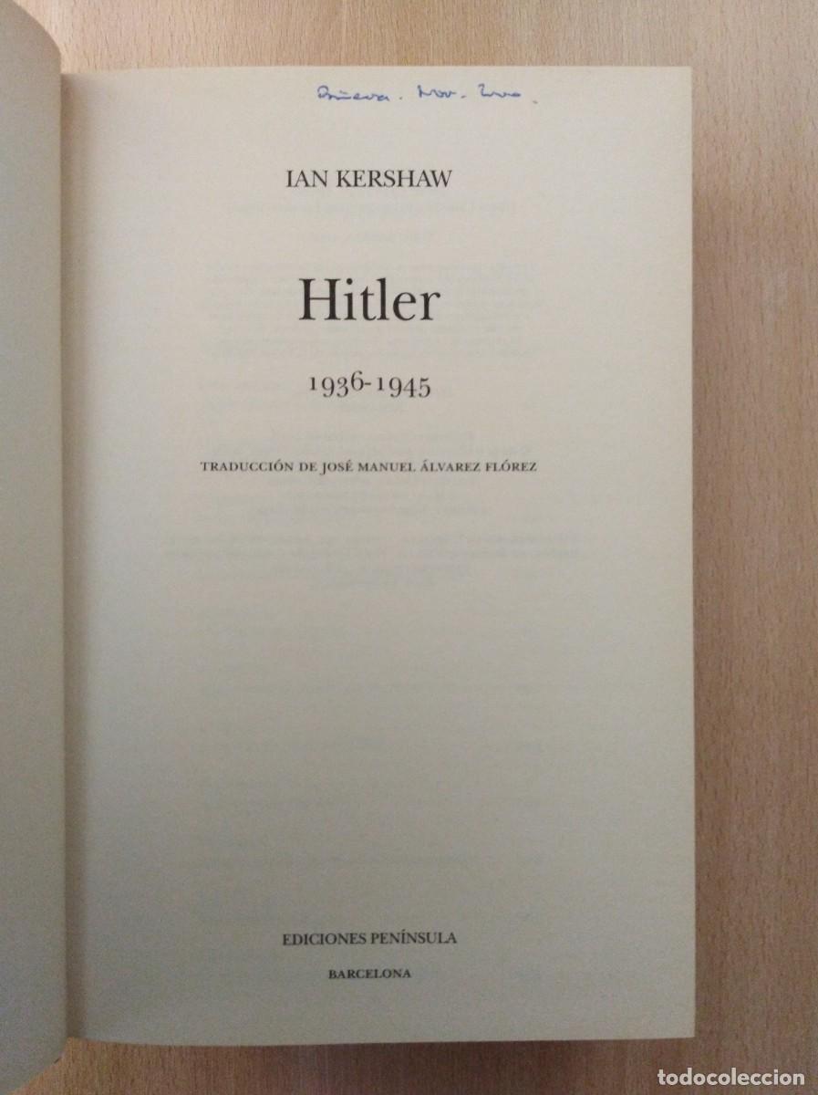 Libros de segunda mano: HITLER, 1936-1945. Ian Kershaw - Foto 9