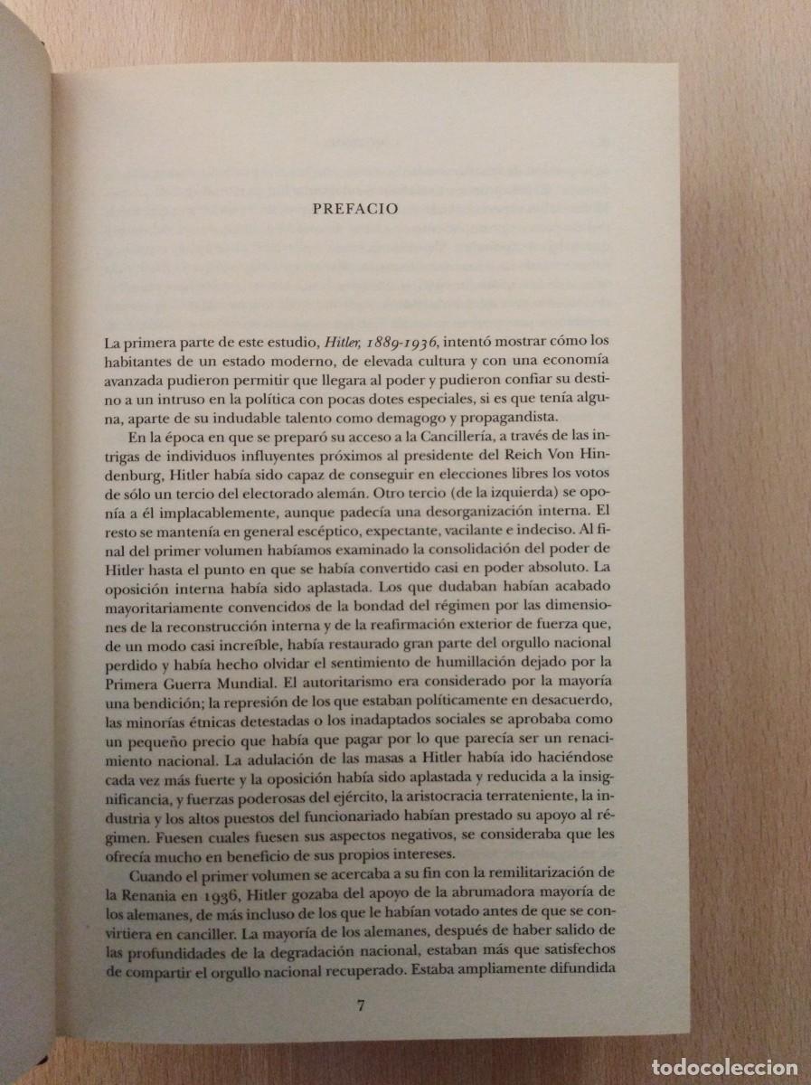 Libros de segunda mano: HITLER, 1936-1945. Ian Kershaw - Foto 12