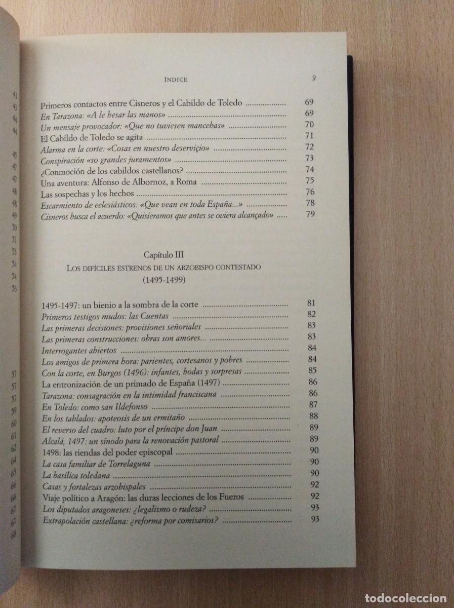 Libros de segunda mano: CISNEROS. Jos&eacute; Garc&iacute;a Oro - Foto 8
