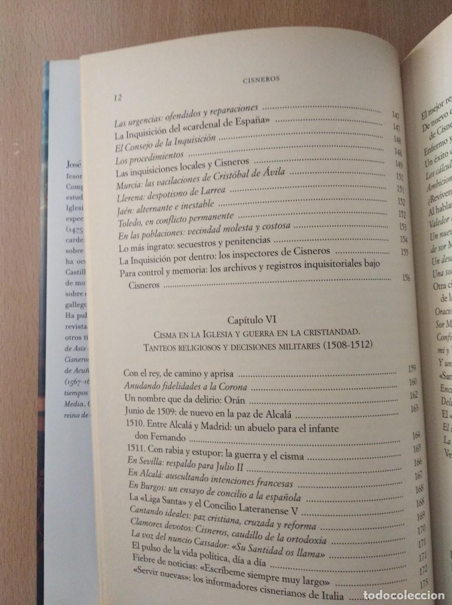 Libros de segunda mano: CISNEROS. Jos&eacute; Garc&iacute;a Oro - Foto 11