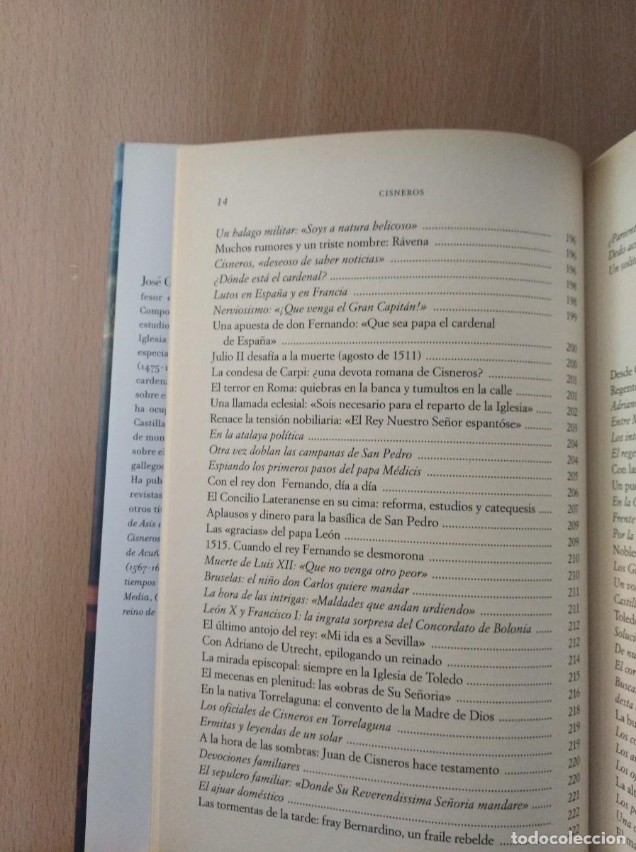 Libros de segunda mano: CISNEROS. Jos&eacute; Garc&iacute;a Oro - Foto 13