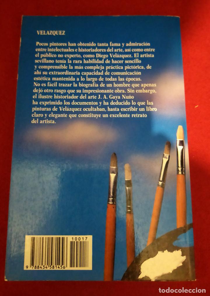 Libros de segunda mano: VELAZQUEZ - JUAN A. GAYA NU&Ntilde;O - Foto 2
