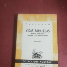 Libros de segunda mano: PLUTARCO - VIDAS PARALELAS. COL. AUSTRAL Nº 918. ESPASA CALPE 1949.