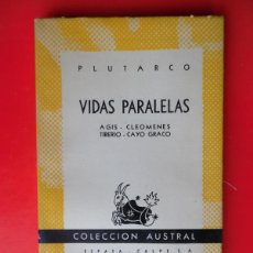 Libros de segunda mano: VIDAS PARALELAS - AGIS... PLUTARCO. COLECCIÓN AUSTRAL Nº1019 1ªED. 1951 ESPASA CALPE