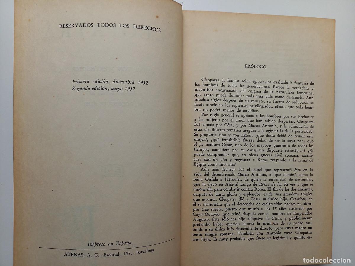 Libros de segunda mano: CLEOPATRA. OSKAR VON WERTHEIMER - Foto 3