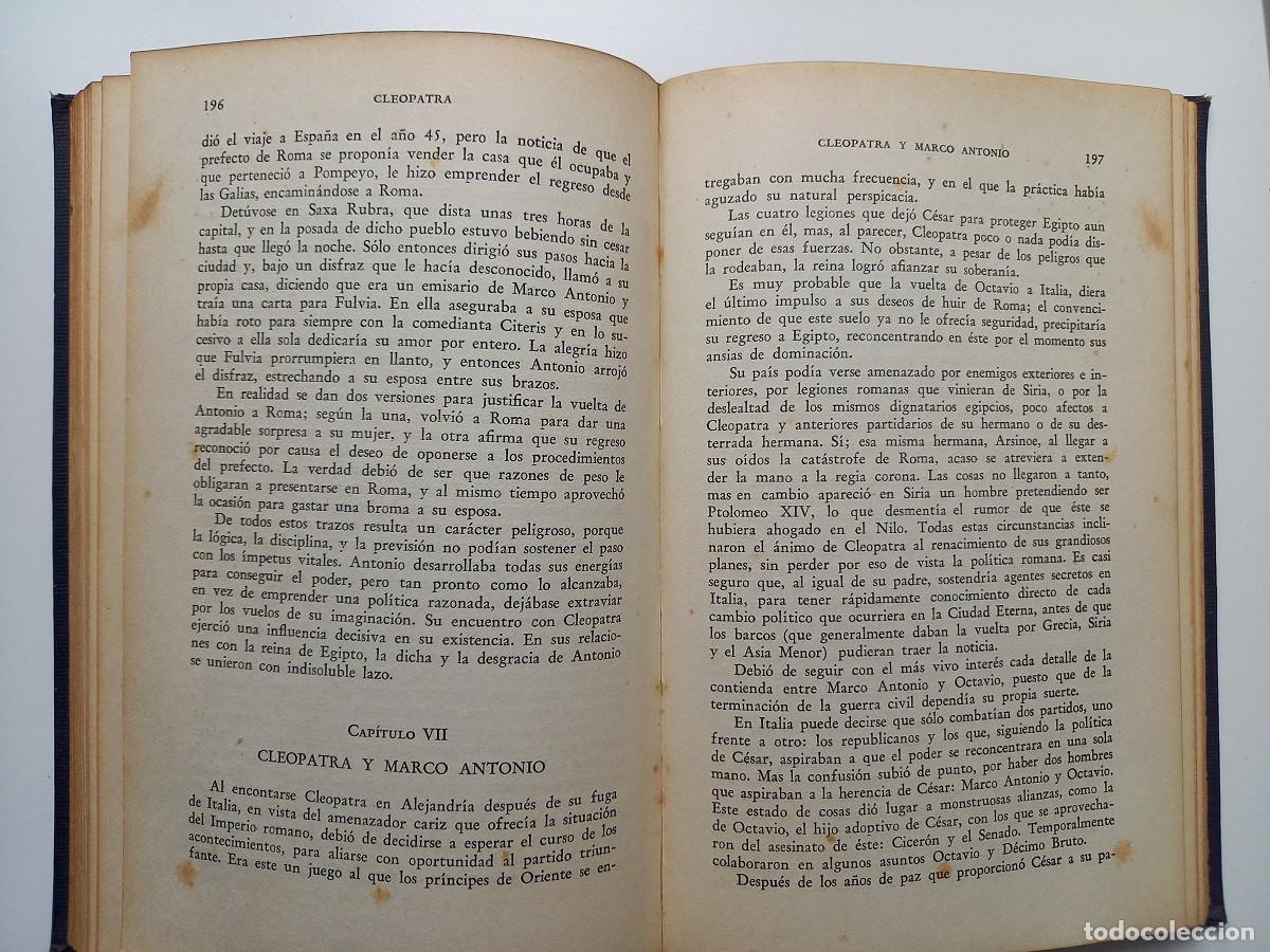 Libros de segunda mano: CLEOPATRA. OSKAR VON WERTHEIMER - Foto 6