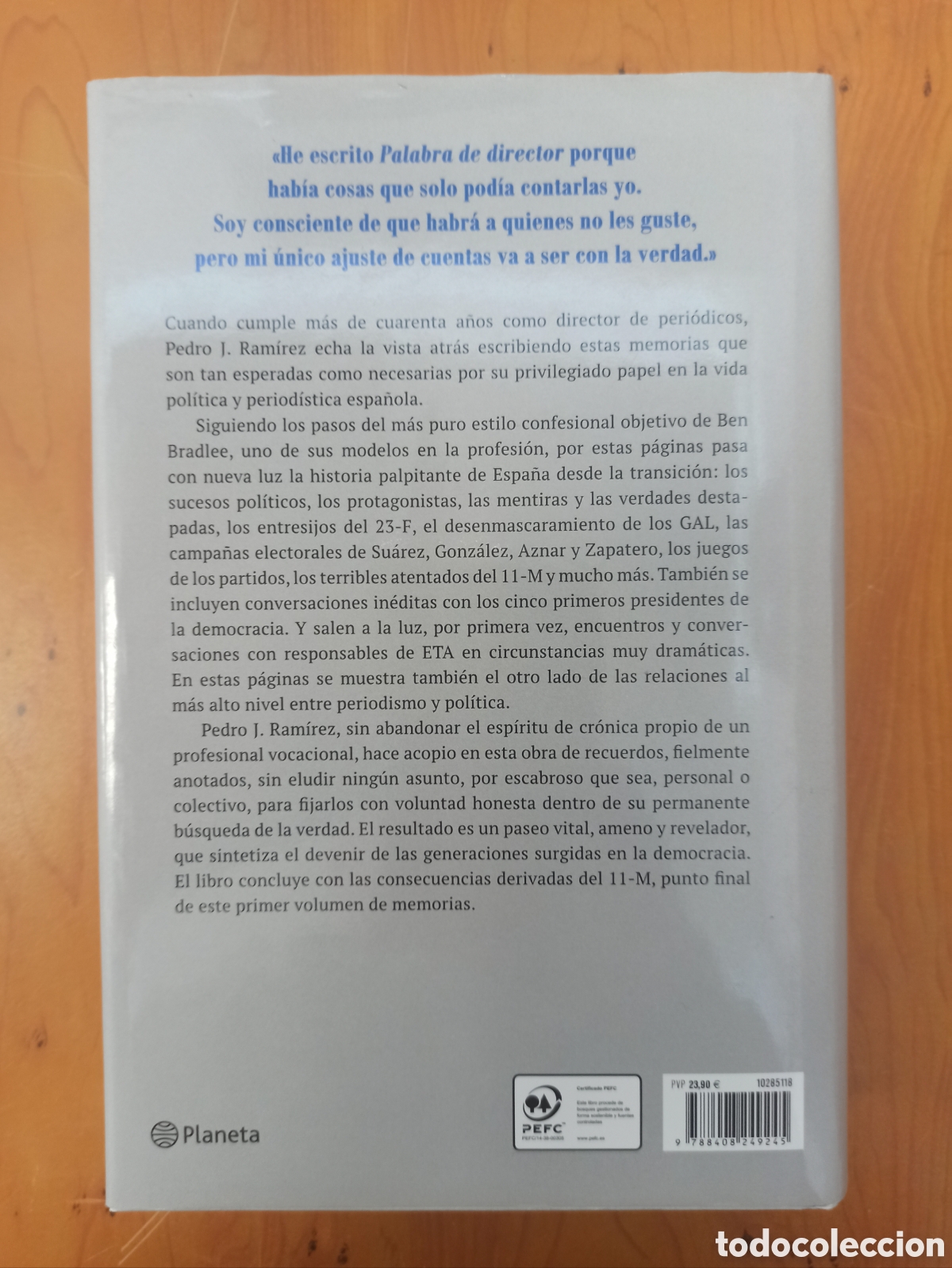 Libros de segunda mano: Palabra de director - Pedro J. Ramirez - Foto 2