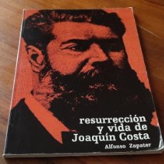 Libros de segunda mano: RESURRECCION Y VIDA DE JOAQUIN COSTA. ALFONSO ZAPATER.