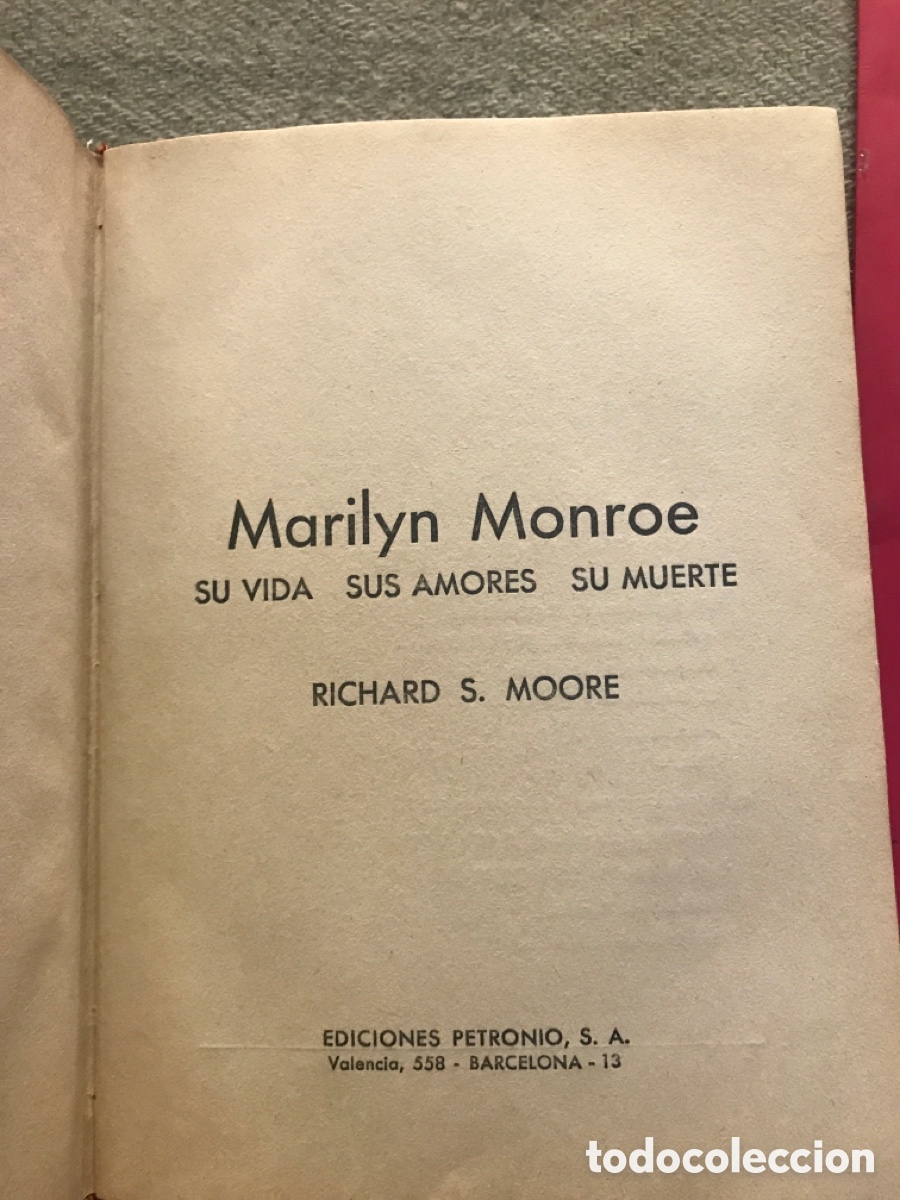 Libros de segunda mano: Marilyn Monroe. 1973. Petronio. - Foto 3