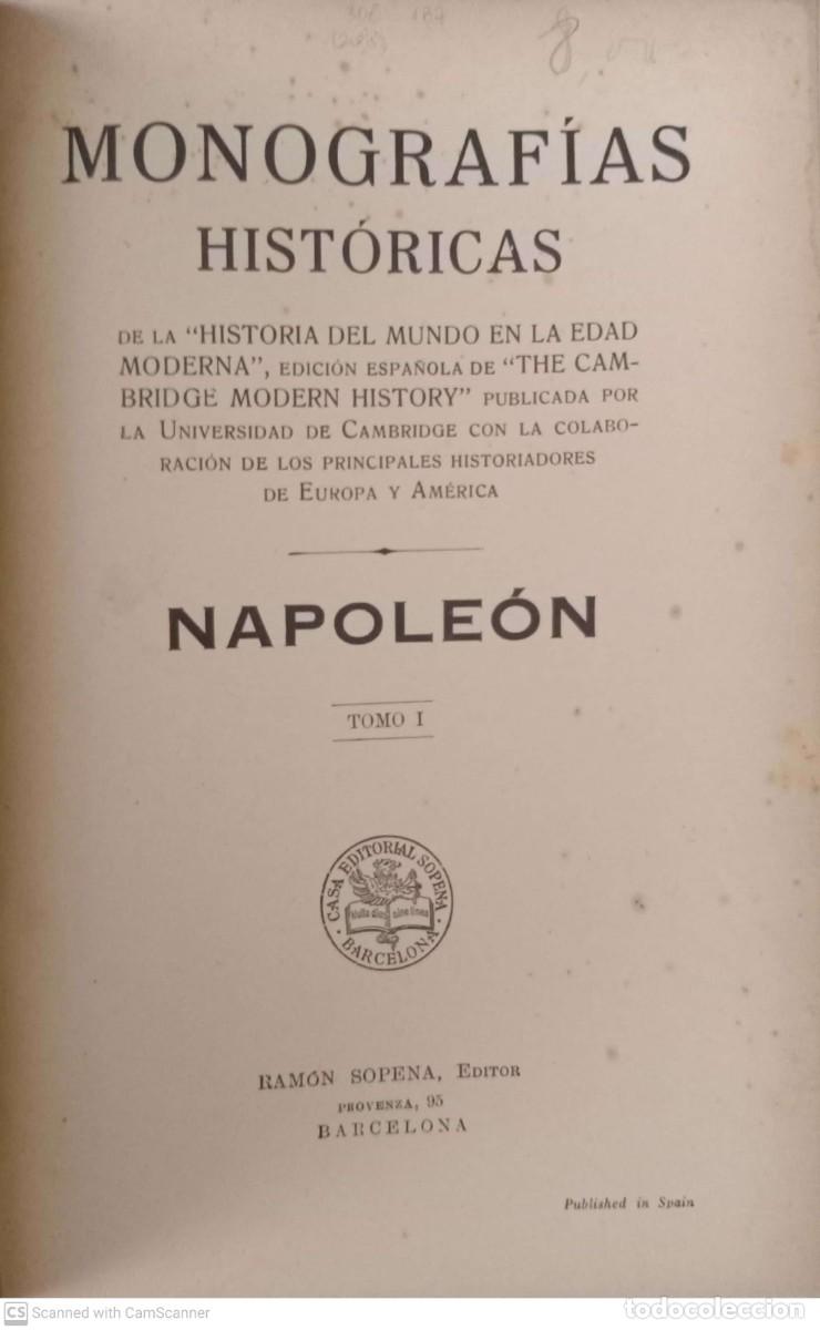 Libros de segunda mano: Napole&oacute;n (2 tomos) - Foto 3