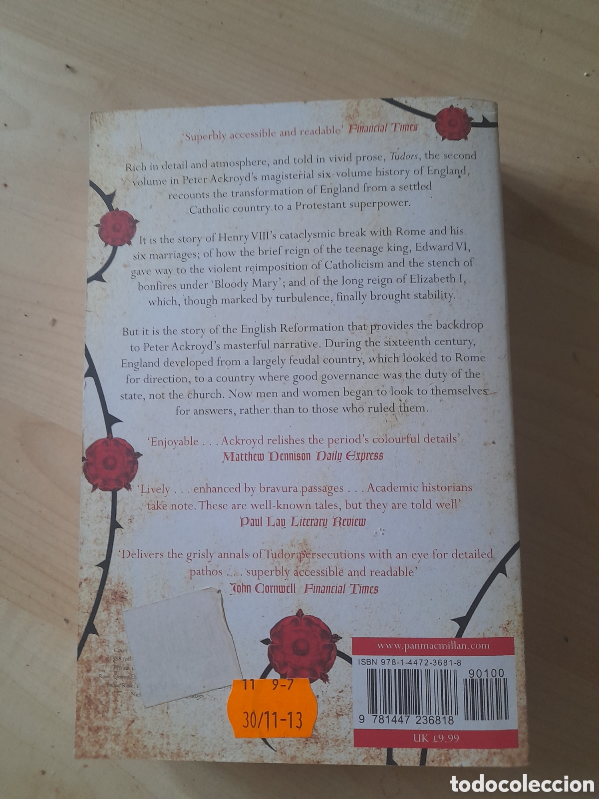Libros de segunda mano: Tudors. Peter Acroyd - Foto 2