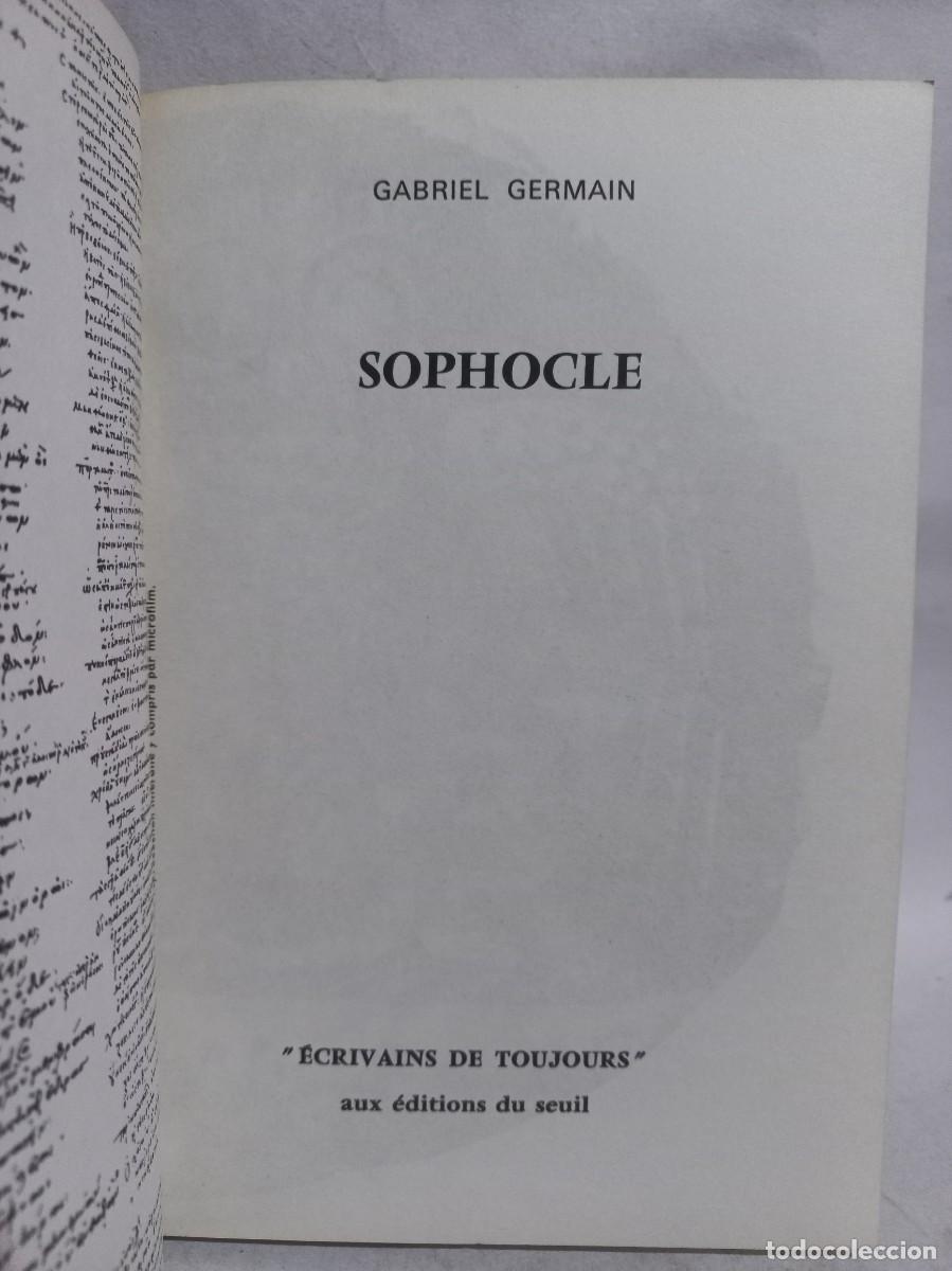 Libros de segunda mano: Gabriel Germain - Sophocle - 1969 - Foto 3