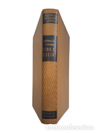 Libros de segunda mano: VIDA DE GOETHE.- Grimm, Herman (1959) - Foto 1