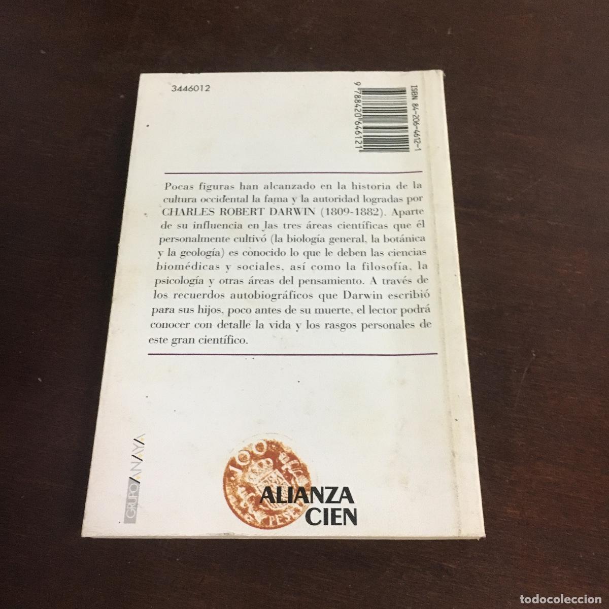 Libros de segunda mano: Darwin Autobiograf&iacute;a REF: 1628 - Foto 4