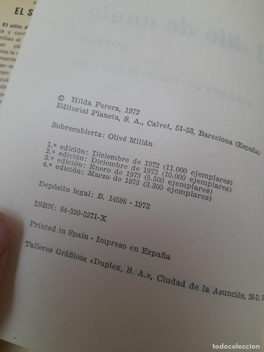 Libros de segunda mano: Libro El sitio de nadie Hilda Perera - Foto 4