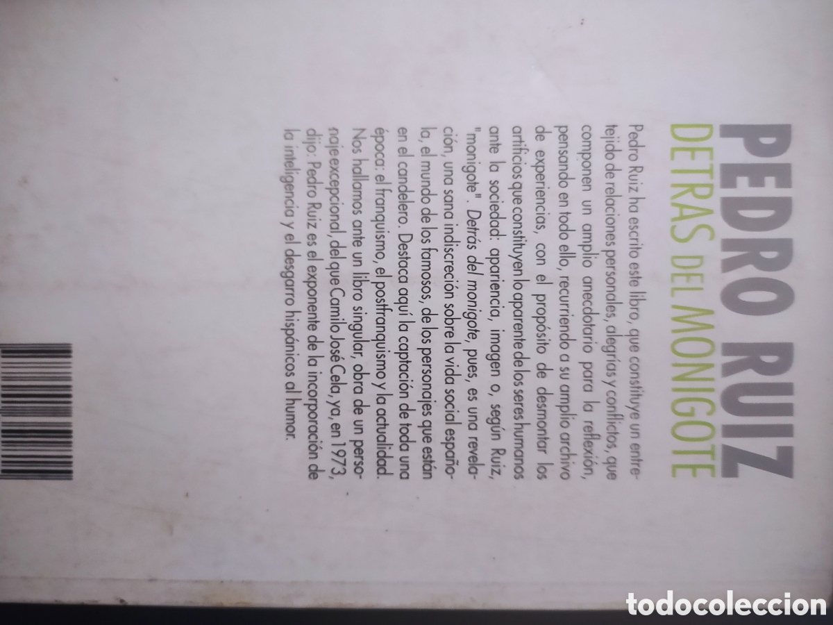 Libros de segunda mano: Detr&aacute;s del monigote Pedro Ruiz - Foto 2