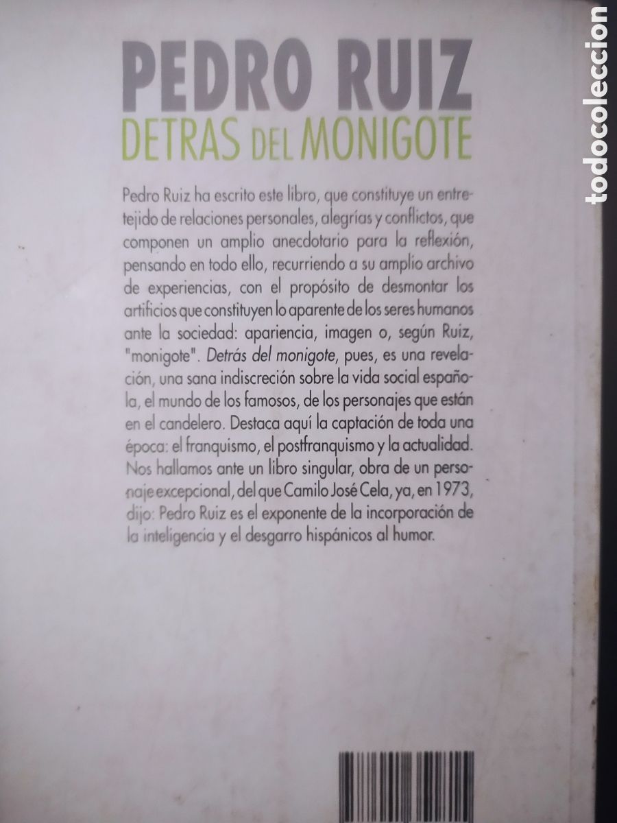 Libros de segunda mano: Detr&aacute;s del monigote Pedro Ruiz - Foto 5