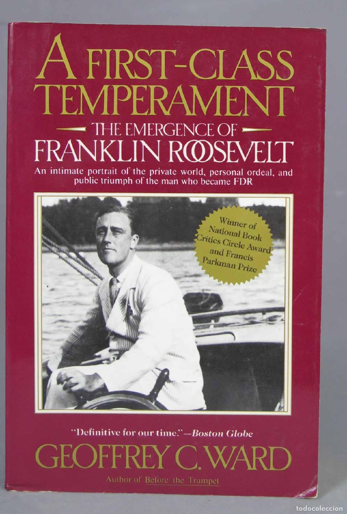 Libros de segunda mano: A First-class Temperament. Geoffrey C. Ward - Foto 1
