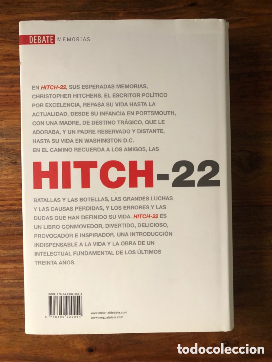 Libros de segunda mano: Hitch-22. Memorias. Christopher Hitchens - Foto 2