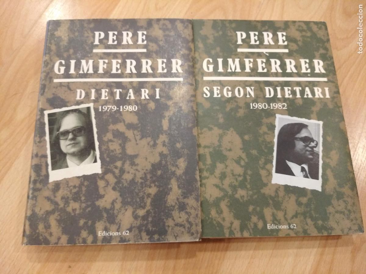 Libros de segunda mano: Pere Gimferrer. Dietari. 2 vol - Foto 1
