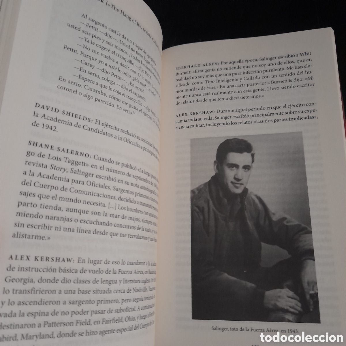 Libros de segunda mano: SALINGER. DAVID SHIELDS. 1&ordf; edici&oacute;n. - Foto 4