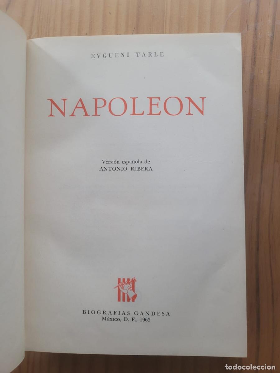 Libros de segunda mano: NAPOLE&Oacute;N - EVGENI TARLE, 1963 - Foto 2