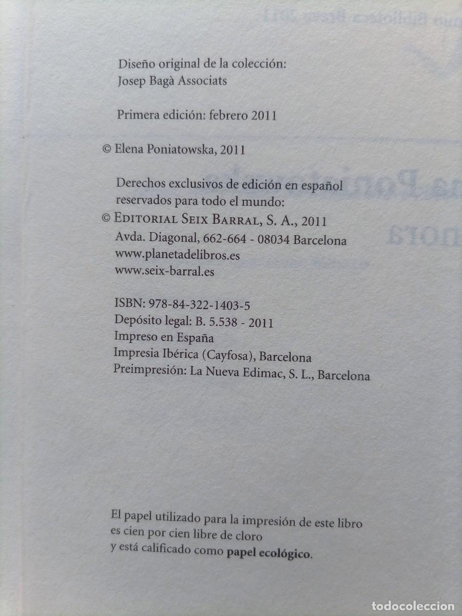 Libros de segunda mano: Elena Poniatowska Leonora - Foto 4