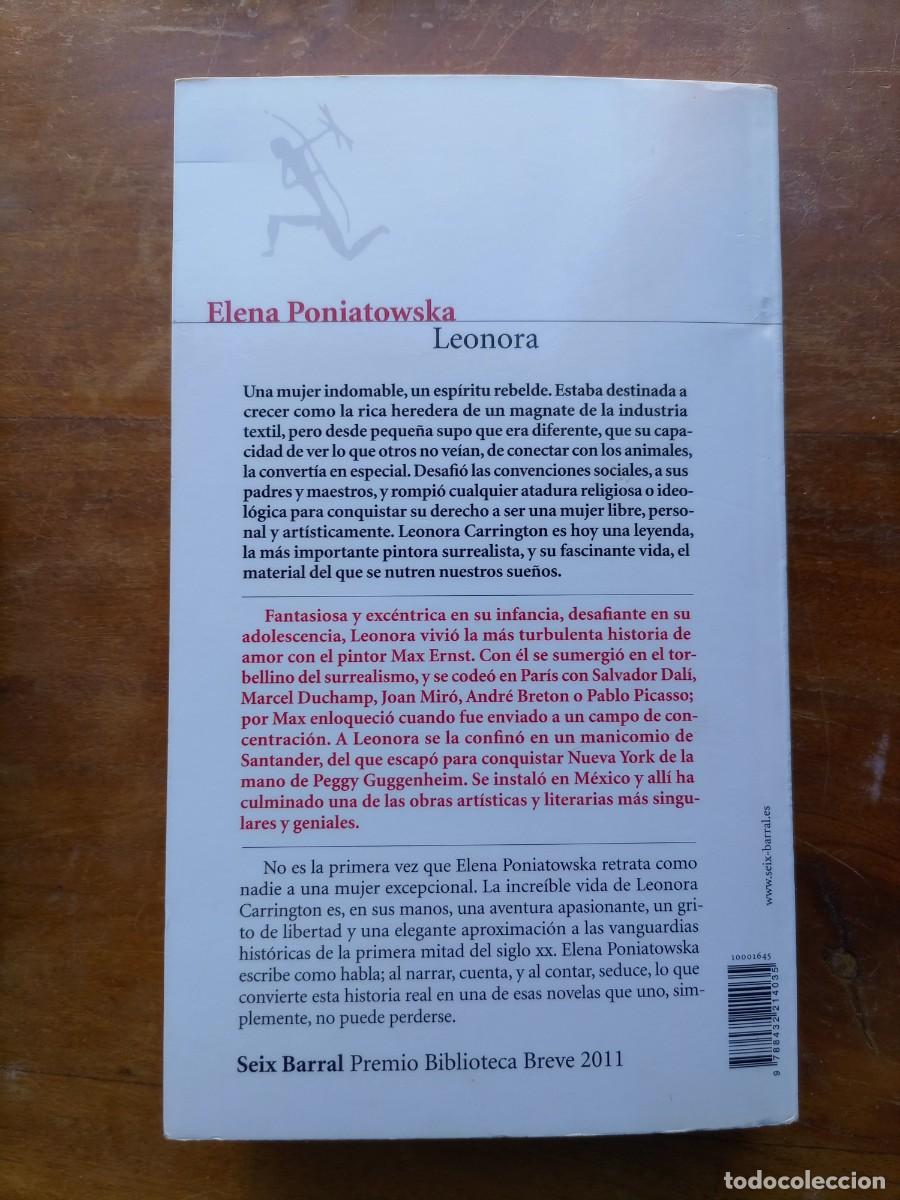 Libros de segunda mano: Elena Poniatowska Leonora - Foto 7