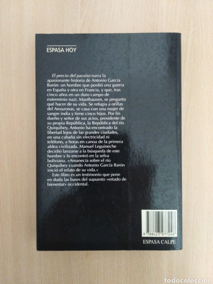 Libros de segunda mano: EL PRECIO DEL PARA&Iacute;SO. Manuel Leguineche - Foto 2