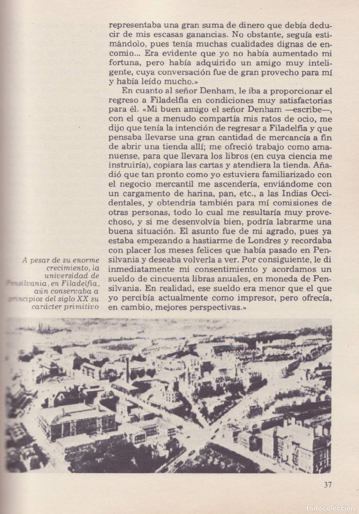 Libros de segunda mano: Benjamin Franklin - Gallego, Gregorio - Foto 2
