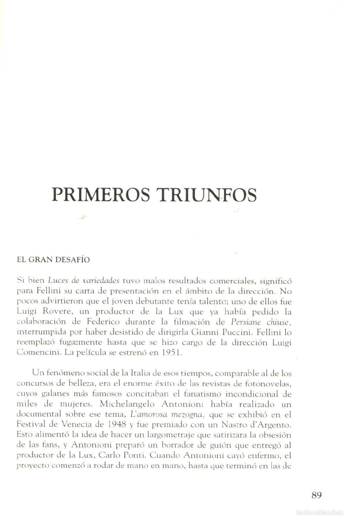 Libros de segunda mano: Federico Fellini - Alfieri, Carlos - Foto 2