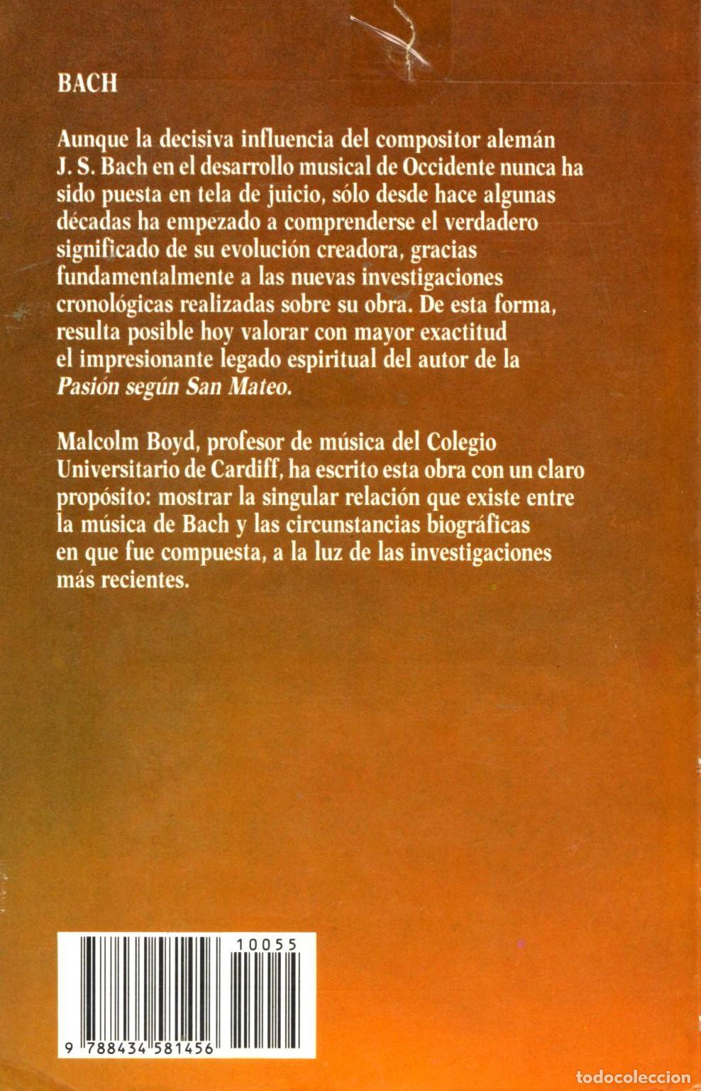 Libros de segunda mano: Bach - Boyd, Malcolm - Foto 2