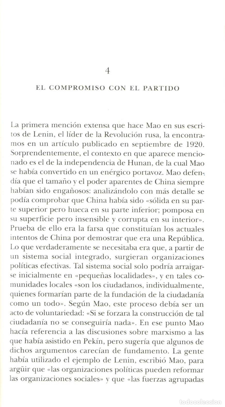 Libros de segunda mano: Mao Zedong - Spence, Jonathan - Foto 3