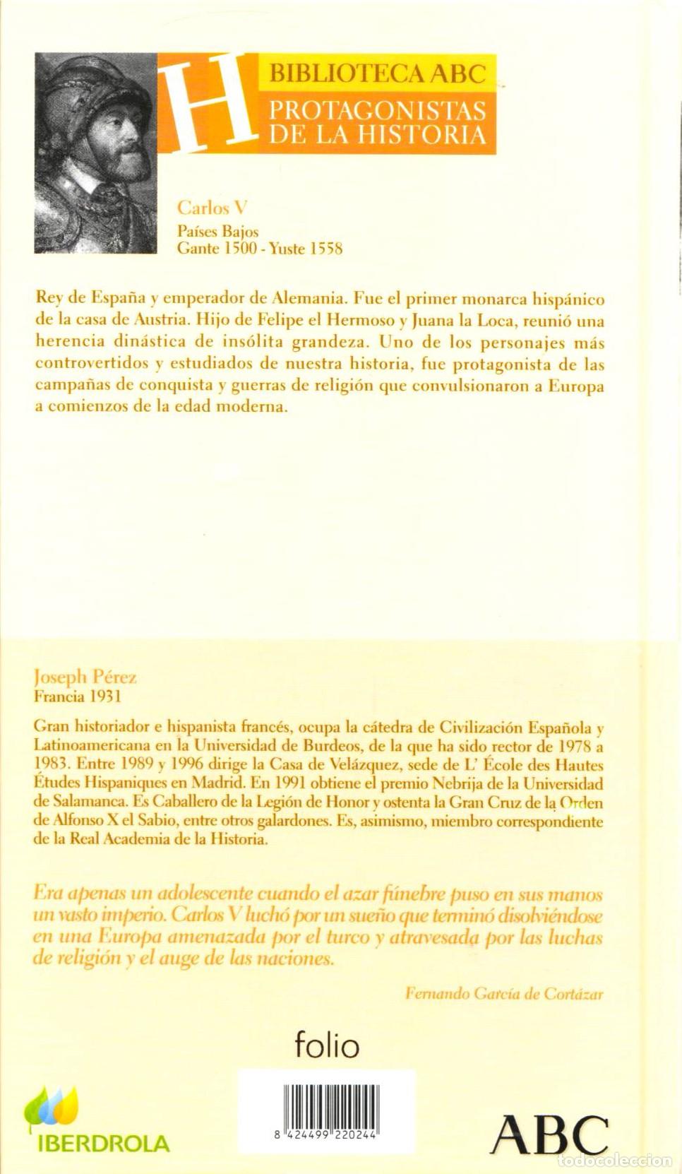 Libros de segunda mano: Carlos V - Perez, Joseph - Foto 3