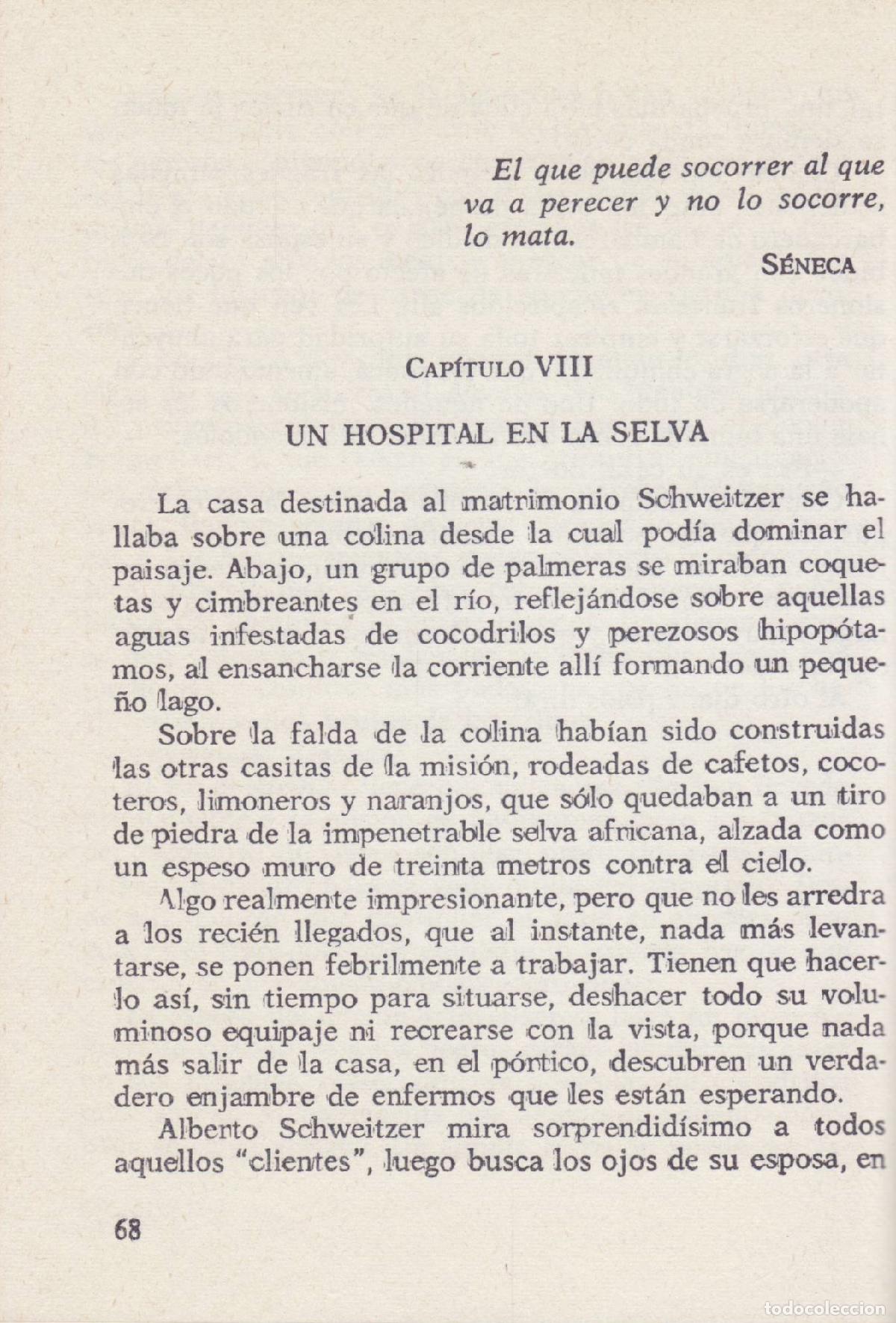 Libros de segunda mano: Albert Schweitzer - Lazaro, Flores - Foto 2